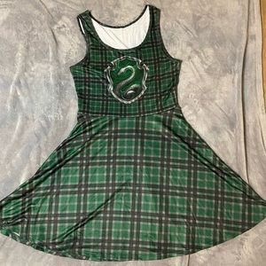 BRAND NEW Slytherin Harry Potter Skater Dress